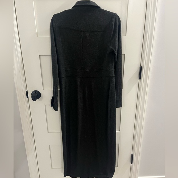 Faherty Legend Sweater Maxi Dress. Black. Size Small. - Picture 5 of 6